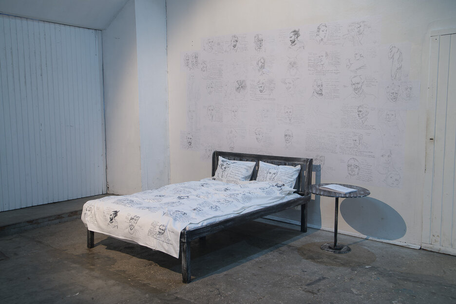 Anatoliy Belov: ‘Wallpaper’, 2015, ‘Bedding’, 2015