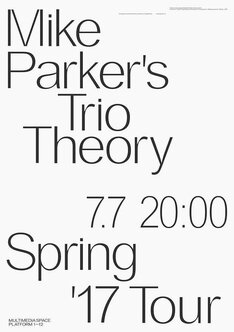 Mike Parker‘s Trio Theory Spring 2017 Tour