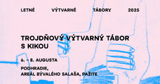 Trojdňový výtvarný tábor s Kikou 6.– 8. august 2025